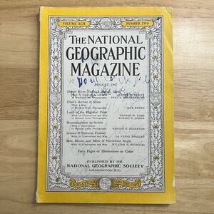 Vintage National Geographic August 1947 Navajo Land Utah Arches Pilgrims Pride
